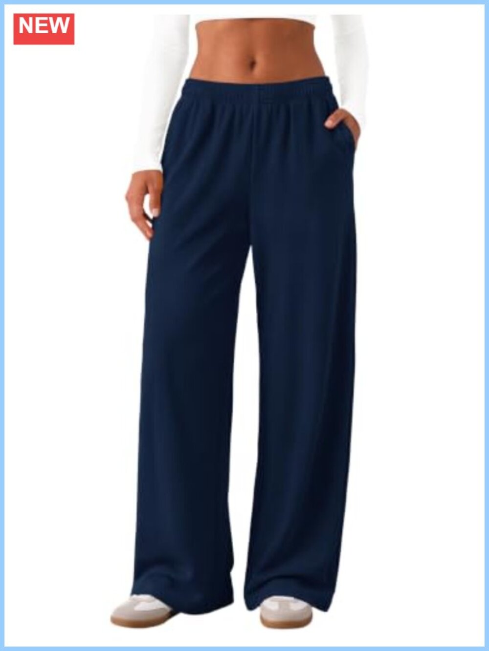 Wide Leg Sweatpants Baggy Lounge Relaxed Joggers Casual Comfort